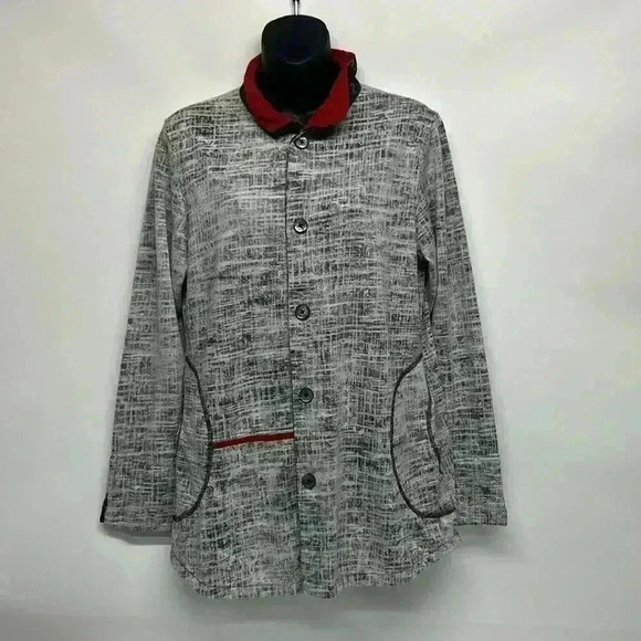 Parsley and sage size, small gray, and black reversible jacket - Picture 2 of 11